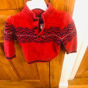 2/$15 Baby boys Oshkosh sweater 24m